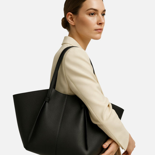 Elena Leather Tote Bag