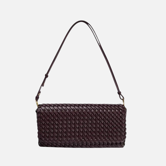 Aria Woven Shoulder Bag