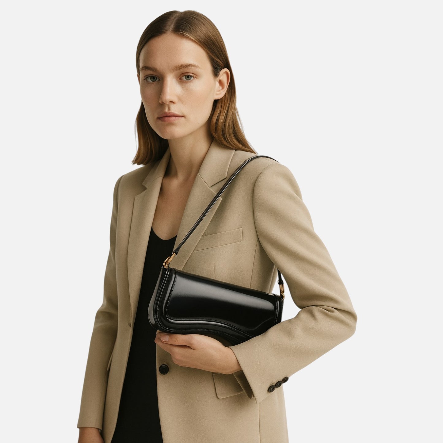 Aveline Curve Shoulder Bag